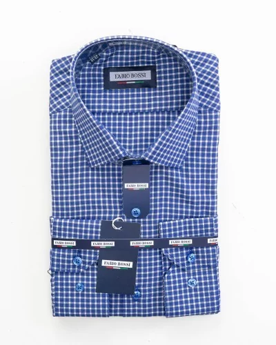 Chemise homme coton motif carreaux 174ca