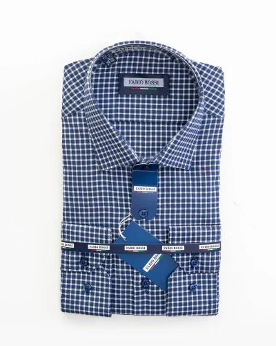 Chemise homme coton motif carreaux 175ca