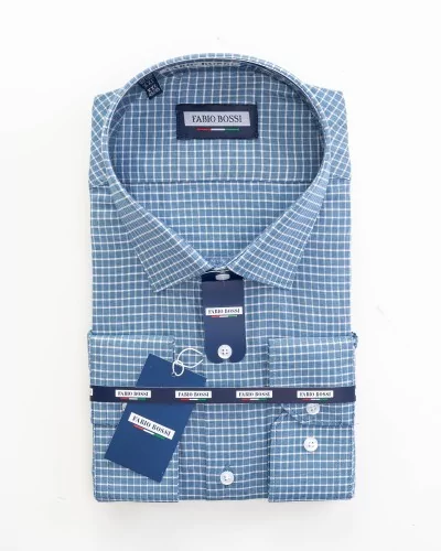 Chemise homme coton motif carreaux 171ca