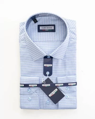 Chemise homme coton motif carreaux 166ca