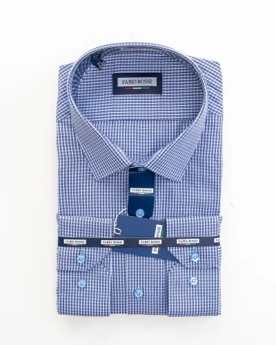 Chemise homme coton motif carreaux 163ac