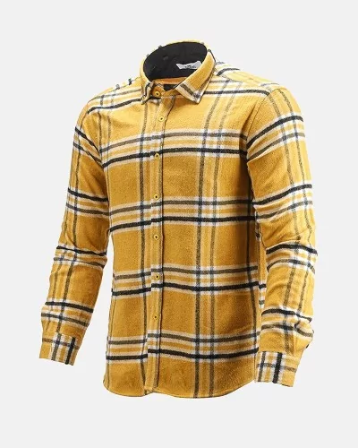 Chemise homme flanelle coton motif carreaux 183fl