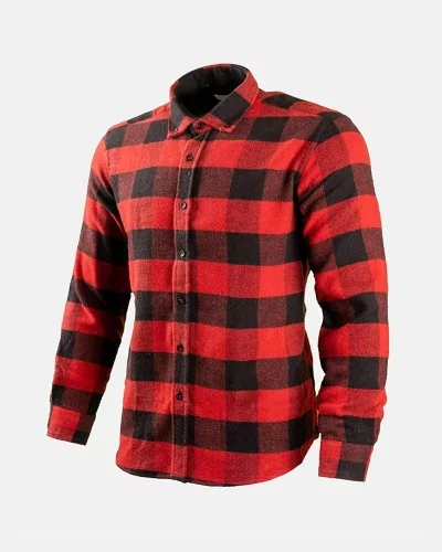 Chemise homme flanelle coton motif carreaux 185fl