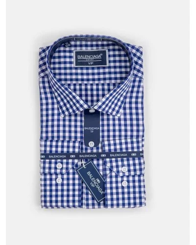 Chemise homme casual à carreaux 23AC